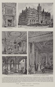 Het Hotel Great Central door Henry William Brewer