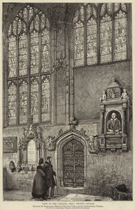 Uitzicht in het koor, Heilige Drie-eenheidskerk door Henry William Brewer