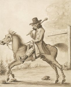 Illustratie van H. Bunbury, Een Academie voor Volwassen Ruiters: Een Beetje Bloed