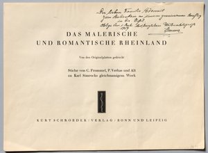 Das Malerische und Romantische Rheinland, 1928 door Henry Winkles