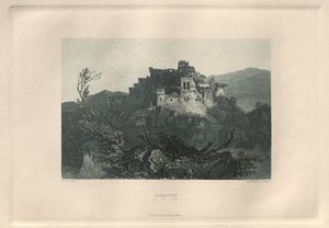 Das Malerische und Romantische Rheinland: Dhaun an der Nahe, 1928 door Henry Winkles