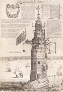 Edystone vuurtoren, pub. ca. 1762