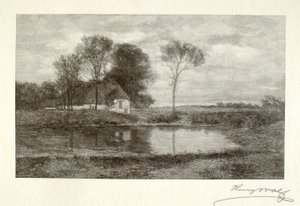 Een boerderij in Normandië door Henry Wolf