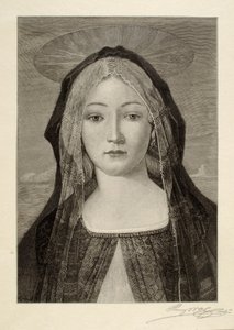 Een madonna door Henry Wolf