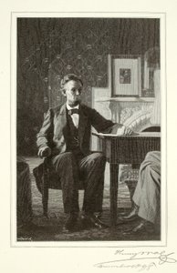 Abraham Lincoln door Henry Wolf