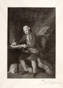 Karl Friedrich Abel door Henry Wolf
