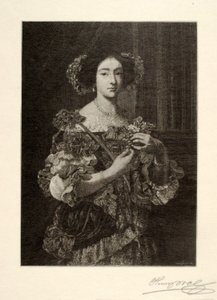 Portret van een dame door Henry Wolf