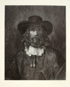 Portret van een man door Henry Wolf