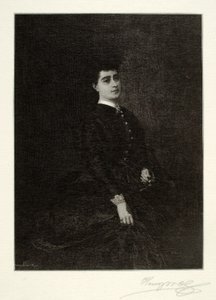 Portret van een Spaanse dame door Henry Wolf