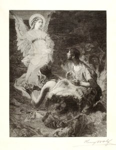 De Aankondiging aan de Herders door Henry Wolf
