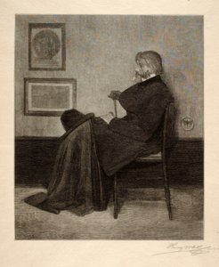 Thomas Carlyle door Henry Wolf