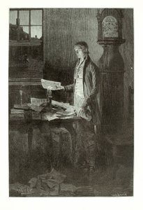 Thomas Jefferson, Schrijven van de Onafhankelijkheidsverklaring door Henry Wolf