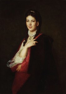 Portret van Leonia Blühdorn door Henryk Rodakowski