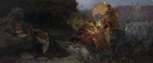 De Verleiding van Sint Hiëronymus door Henryk Siemiradzki