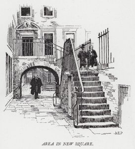 Gebied in New Square door Herbert (after) Railton