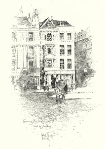 Crown and Anchor, beheerd door Thomas Simpkin, The Strand, Londen