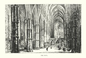 Het interieur van het schip door Herbert (after) Railton