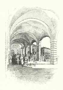 De Piazza, Covent Garden, Londen door Herbert (after) Railton