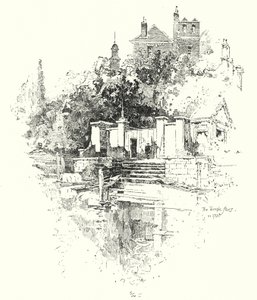 De Temple Trappen, Londen, in 1790