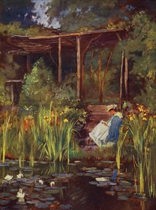 Een water tuin door Herbert Arnould Olivier