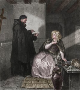 Juliet in de cel van broeder Lawrence, 1867