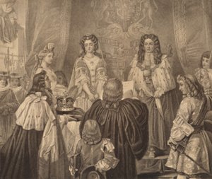 De Kroon Aangeboden aan Willem en Mary, 1689