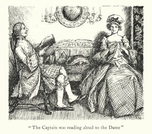 De legendes van Ingoldsby: De ridder en de dame (litho) door Herbert Cole