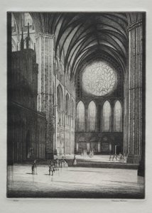 Lincoln Kathedraal, Interieur door Herbert Gordon Warlow