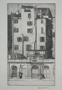 Hoge Huizen, Menton door Herbert Gordon Warlow