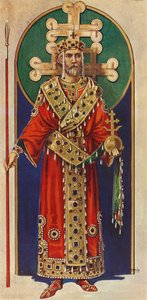 Een Byzantijnse keizer van de tiende, elfde en twaalfde eeuw, A.D., 1924