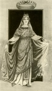 Een edele dame uit de zesde eeuw na Christus