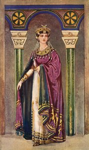 De keizerin Theodora - Zesde eeuw n.Chr. door Herbert Norris