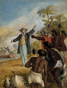 Een Schotse missionaris die aan land komt en wordt geconfronteerd door strijdende Maori