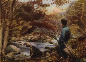 Herfst in Miyanoshita door Herbert Ponting