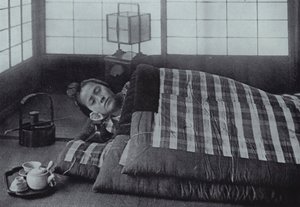 Bedtijd in Japan door Herbert Ponting