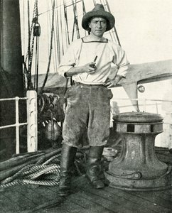 Luitenant H. E. De P. Rennick door Herbert Ponting