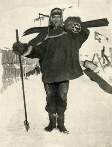 Onderofficier Crean die de Albert Medaille ontving, 1911, 1913 door Herbert Ponting