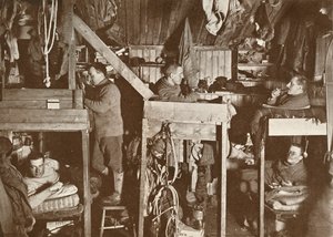 De Tenements Cherry-Garrard, Bowers, Oates, Meares, Atkinson, 9 oktober 1911