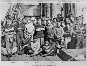 De bemanning van de Terra Nova, 1911