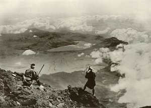 Twee mijl boven de wolken, 1910