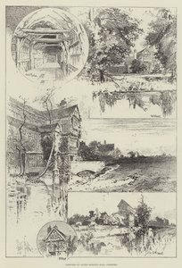 Schetsen van Little Moreton Hall, Cheshire