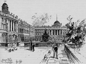 De Binnenplaats, Somerset House, c1890