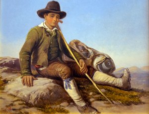Berger de la Brigue, c1850 (Olieverf op doek)