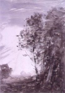 Landschap met bomen