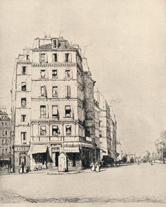 Oude huizen aan de kade, 1915