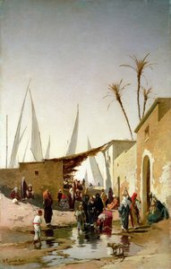 Onbekend Schilderij door Herman David Salomon Corrodi