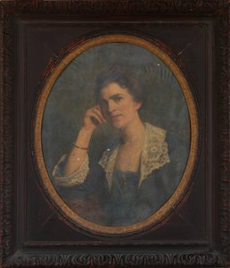 Mevrouw Emily Dorothy Ammann, de nicht van de kunstenaar door Herman Hartwich