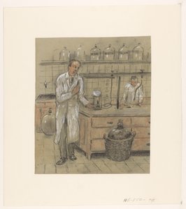 Twee mannen in een laboratorium