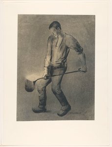 IJzergieter door Herman Heijenbrock (signed by artist)