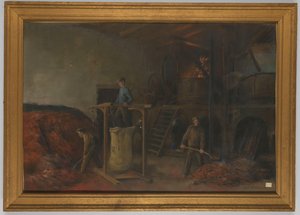 De campechehoutmalerij 